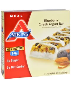 Atkins Advantage Bar - Blueberry Greek Yogurt - 5 ct - 1.7 oz