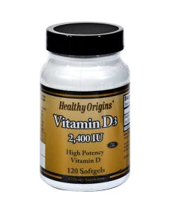 Healthy Origins Vitamin D3 - 2400 IU - 120 Softgels