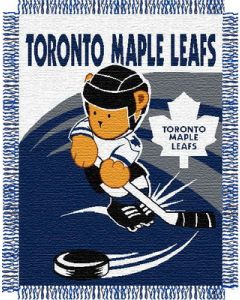The Northwest Company Maple Leafs 044 baby 36"x 46" Triple Woven Jacquard Throw (NHL) - Maple Leafs 044 baby 36"x 46" Triple Woven Jacquard Throw (NHL)