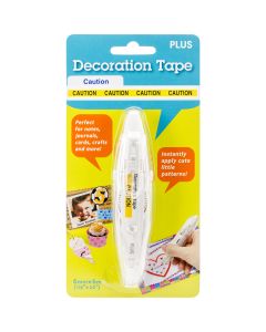 Plus Corporation Decoration Tape Pen-Caution Tape