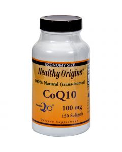 Healthy Origins CoQ10 Gels - 100 mg - 150 Softgels