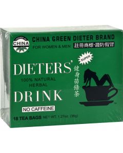 Uncle Lee's Tea Uncle Lee's China Green Dieters Tea Dieter's Drink - 18 Tea Bags