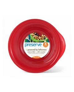 Preserve Everyday Bowls - Pepper Red - 4 Pack - 16 oz