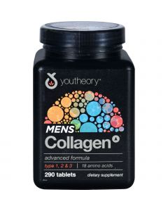 Youtheory Collagen - Mens - Advanced - 290 Tablets