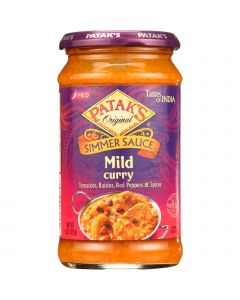 Patak's Pataks Simmer Sauce - Mild Curry - Mild - 15 oz - case of 6