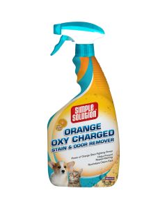 Simple Solution Orange Oxy Charged Stain and Odor Remover 32oz 2.9" x 4.8" x 10.75"