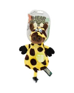 Worldwise Hear Doggy Flattie With Chew Guard-Giraffe