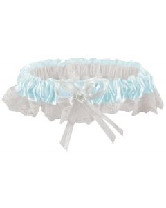 Darice Victoria Lynn Lace Garter-Light Blue