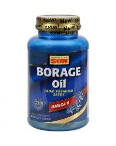 Health From the Sun Borage Oil 300 - 1300 mg - 60 Capsules