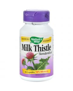 Nature's Way Milk Thistle Standardized - 60 Capsules