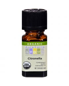 Aura Cacia Organic Essential Oil - Citronella - .25 oz