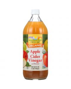 Field Day Vinegar - Organic - Apple Cider - 32 oz - case of 12