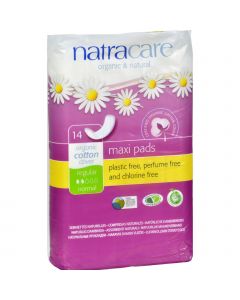 Natracare Natural Maxi Pads Regular - 14 Pack