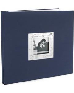 MBI Expressions Post Bound Album W/Window 12"X12"-Travel - Navy