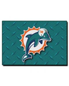 The Northwest Company Dolphins 20"x30" Tufted Rug (NFL) - Dolphins 20"x30" Tufted Rug (NFL)