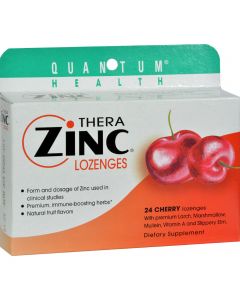 Quantum Research Cold Season Plus Zinc - Cherry - 24 lozenges