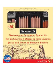 General Pencil Classic Sketching & Drawing Kit-