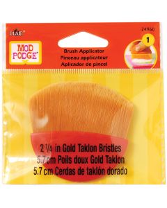 Plaid:Craft Mod Podge Brush Applicator 2.25"-Gold Taklon