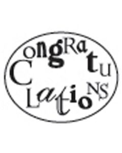 Manuscript Pen Decorative Resin Sealing Set W/Purple Wax-Congratulations
