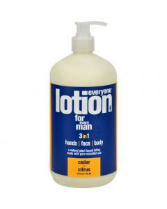 EO Products Everyone Lotion - Men Cedar and Citrus - 32 oz