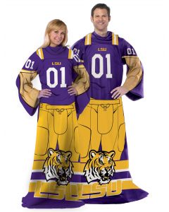 The Northwest Company LSU  College "Uniform" Adult Fleece Comfy Throw