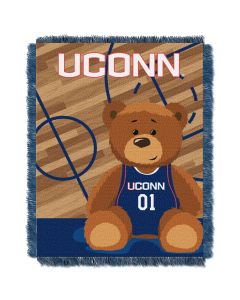 The Northwest Company U Conn  College Baby 36x46 Triple Woven Jacquard Throw - Fullback Series