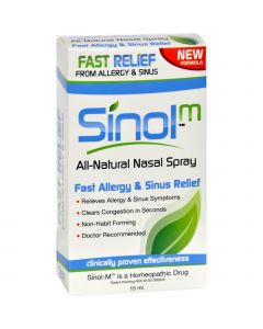 Sinol Sinol-M Homeopathic Allergy and Sinus Relief - 15 ml