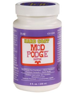 Plaid:Craft Mod Podge Satin Hard Coat Finish-8oz