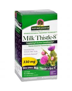 Nature's Answer Milk Thistle - Liquid Capsules - 330 mg - 90 Veg Capsules