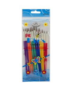 Royal Brush Big Kid's Choice Arts & Crafts Brush Set-12/Pkg