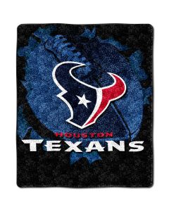 The Northwest Company Texans 50"x60" Sherpa Throw - Burst Series (NFL) - Texans 50"x60" Sherpa Throw - Burst Series (NFL)