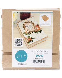 Kaisercraft Beyond The Page MDF Card Box-C6 Card Box