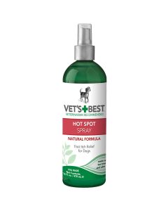 Vet's Best Hot Spot Dog Skin Care Spray 16oz Green 2.45" x 2.45" x 8"