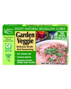 Edward and Sons Edwards and Sons Natural Bouillon Cubes - Garden Veggie - 2.9 oz - Case of 12