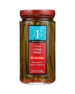 Tillen Farms Beans - Pickled - Hot and Spicy Crispy - 12 oz - case of 6