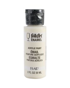 Plaid:Craft FolkArt Enamel Paint 2oz-Warm White