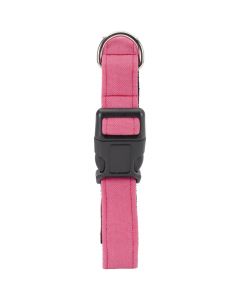 Cape Hobbycraft Medium Pink Dog Collar W/Welded D-Ring Buckle-Neck Size 12"X18", 1" Width