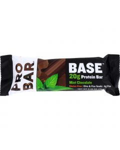 Probar Organic Mint Chocolate Core Bar - Case of 12 - 2.46 oz