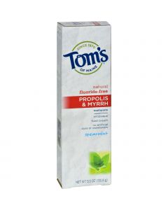 Tom's of Maine Propolis and Myrrh Toothpaste Spearmint - 5.5 oz - Case of 6