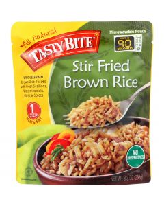 Tasty Bite Rice - Stir Fried Brown - 8.8 oz - case of 6
