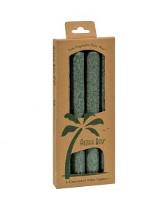 Aloha Bay Palm Tapers Green - 4 Candles