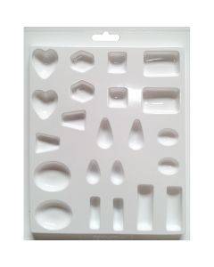 Yaley Plaster Casting Mold 8"X9.5"-Jewels - 22 Cavity