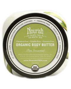 Nourish Organic Body Butter Pure Unscented - 3.6 oz