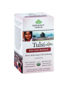 Organic India Organic Tulsi Tea - Red Chai Masala - 18 Tea Bags - Case of 6