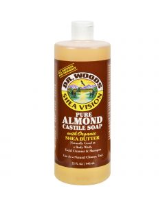Dr. Woods Shea Vision Pure Castile Soap with Organic Shea Butter Almond - 32 fl oz