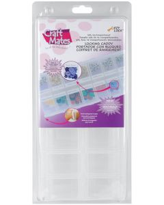 Craftmates Craft Mates Ezy Lock Caddy 14 Compartments-1.5"X11"X5"