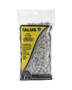 Woodland Scenics Coarse Talus 21.7 Cubic Inches-Gray