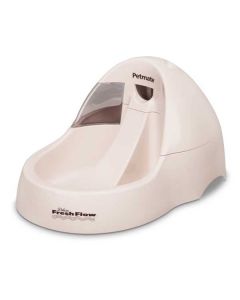 Petmate Deluxe Fresh Flow Dog Bowl 216oz Bleached Linen 17.4" x 14.4" x 8"