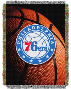 The Northwest Company 76ers  "Photo Real" 48x60 Tapestry Throw