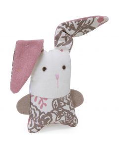 Worldwise Loved Ones Refillable Bunny Catnip Cat Toy-Pink